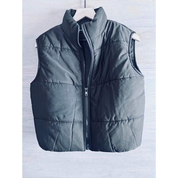 WHITE FOX BOUTIQUEFind My Way Puffer Vest Black Size Small Gorpcore‎ - Picture 3 of 5